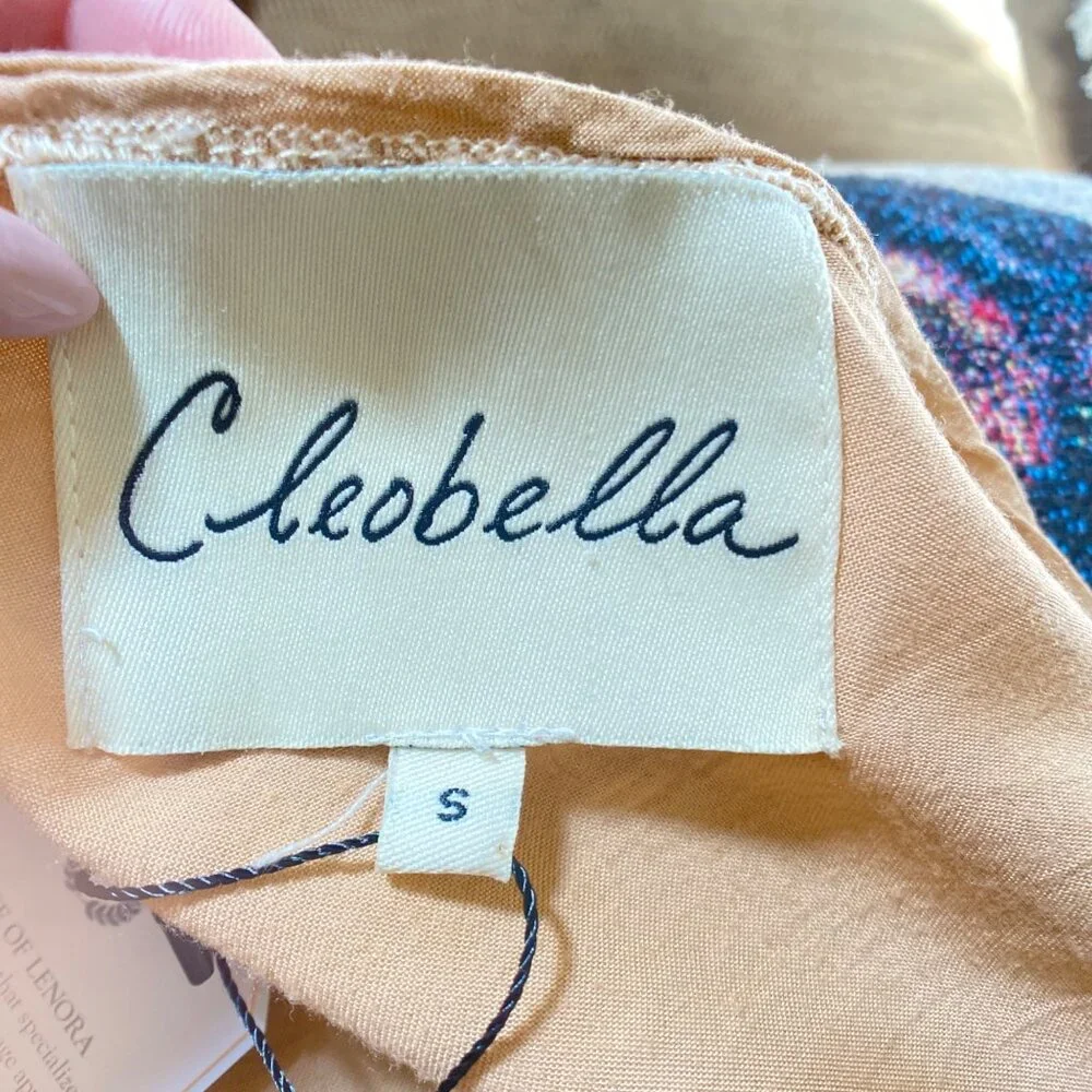 CLEOBELLA High Low Spaghetti Strap Dress in Nude, size Small - Picture 10 of 14